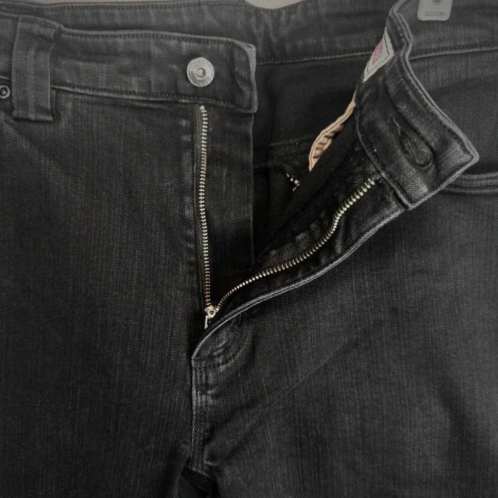 Duluth Trading Co Mens Ballroom DoubleFlex Jeans Black Standard Fit 38x34